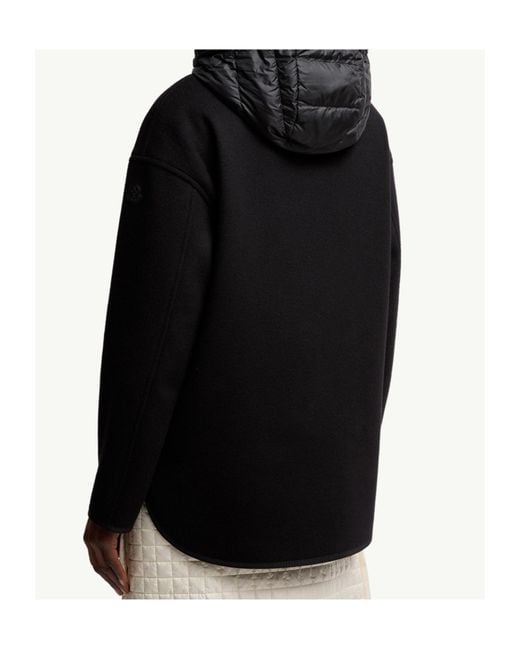 Moncler Black Reposse 3-In- Short Down Jacket