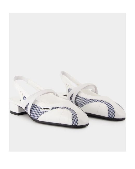 CAREL PARIS White Peachy Flats