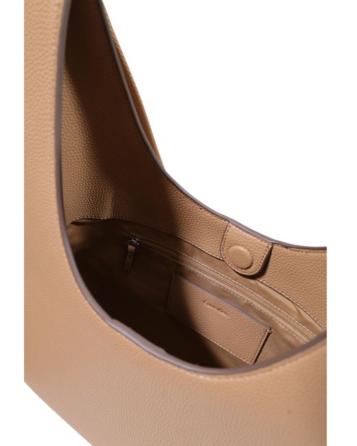 Calvin Klein White Large Shoulder Bag With Adjustable Webbing