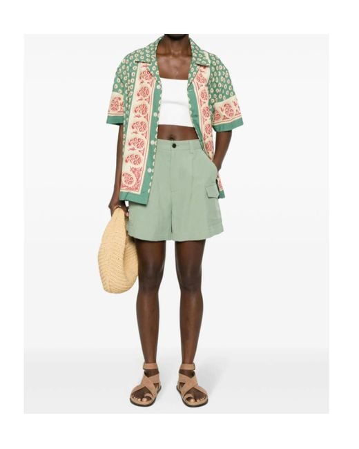 Woolrich Green Shorts