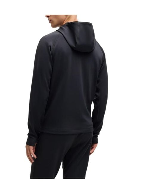 Boss Blue Sicon Active Moisture-Wicking Tracksuit Top for men