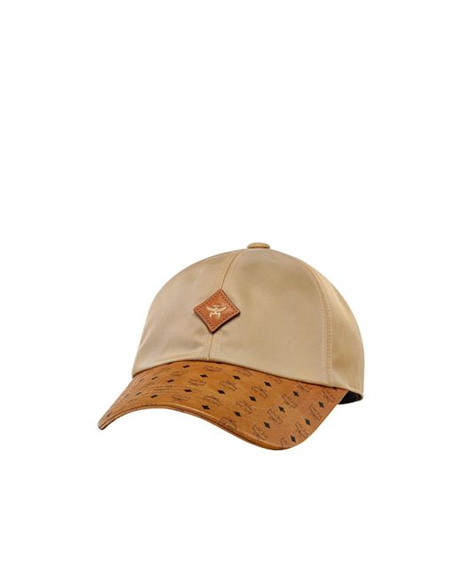 MCM Brown Classic Cap for men