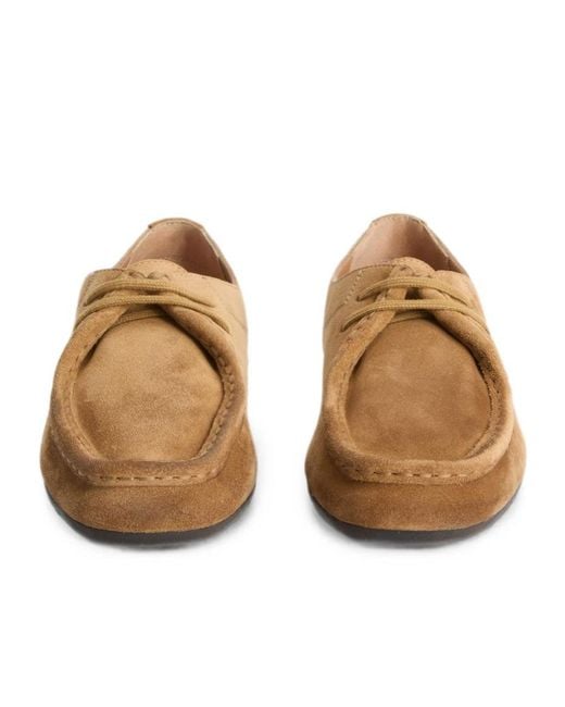 Jil Sander Brown Hood Lace-Up Shoes