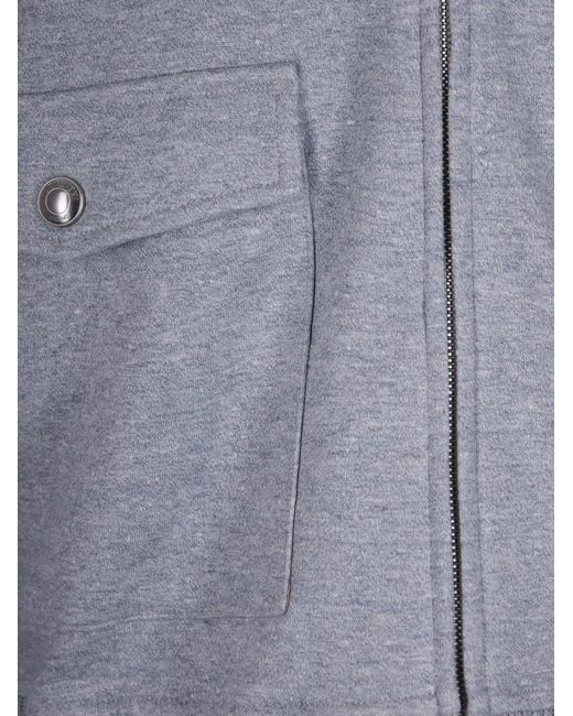 Eleventy Blue Flap-Pocket Jacket for men