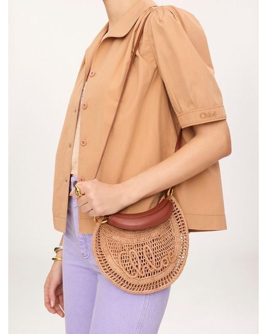 Chloé Pink Chloé Summer Banana Mini Shoulder Bag