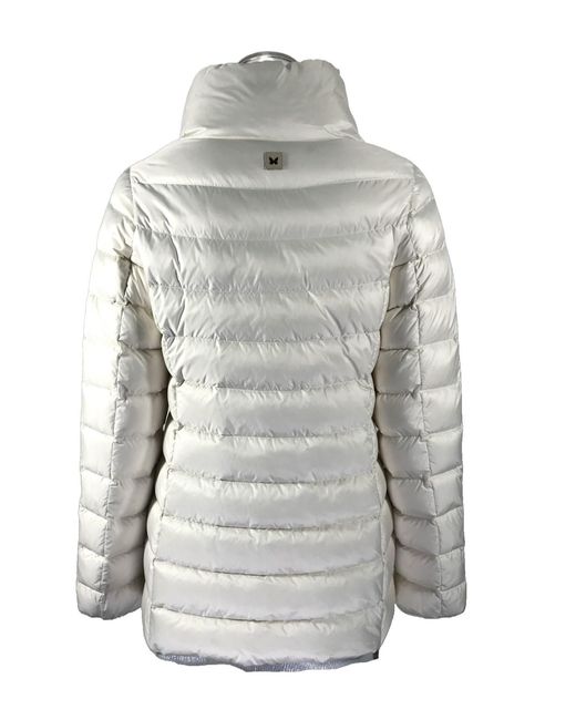 Weekend by Maxmara White Long-Sleeved Down Jacket