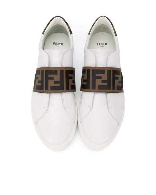 Fendi Multicolor Nappa Leather Junior Sneakers