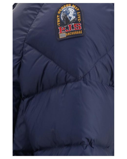 Parajumpers Blue Janet Hooded Down Jacket