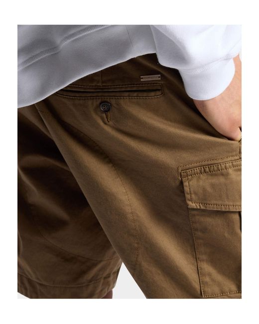 DSquared² Natural Button-Fastening Cargo Shorts for men