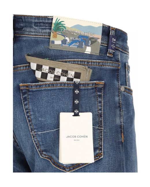 Jacob Cohen Blue Slim-Fit Jeans for men