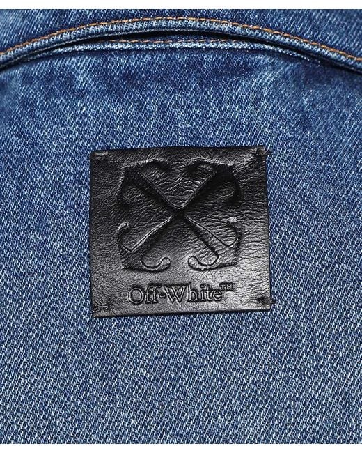 Off-White c/o Virgil Abloh Blue Buttoned Denim Vest for men