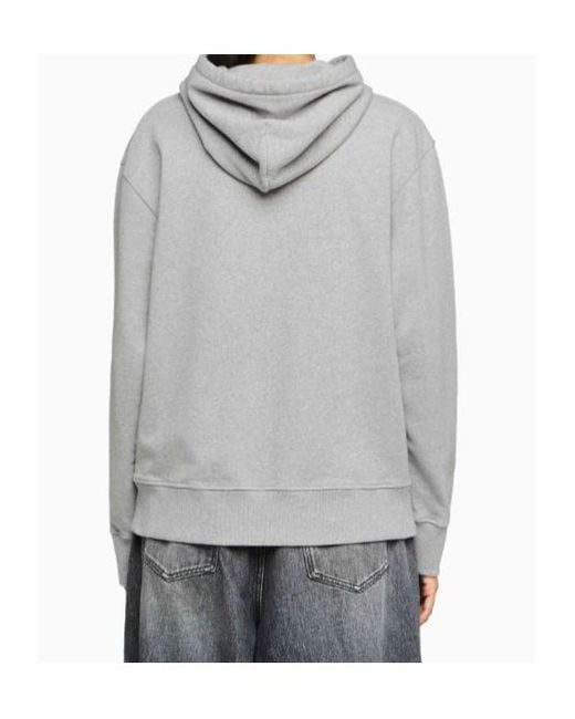 J.W. Anderson Gray Jw Anderson Logo Lettering Drawstring Hoodie