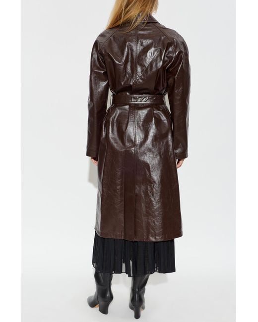 Alaïa Brown Long-Sleeved Coat