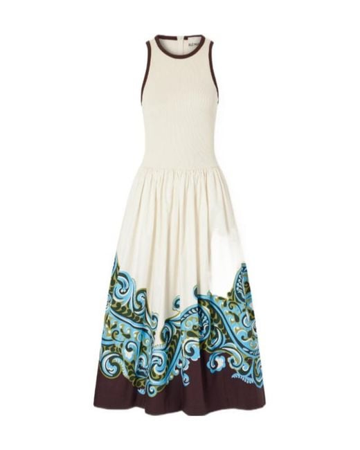 ALÉMAIS White Tank Organic Cotton-Poplin Midi Dress