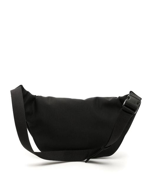 Balenciaga Black Logo Logo Waist Bag