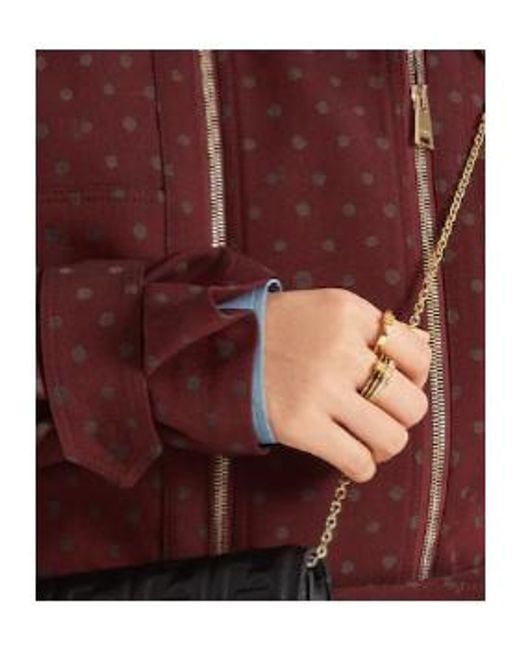 Fendi Metallic Forever Ring
