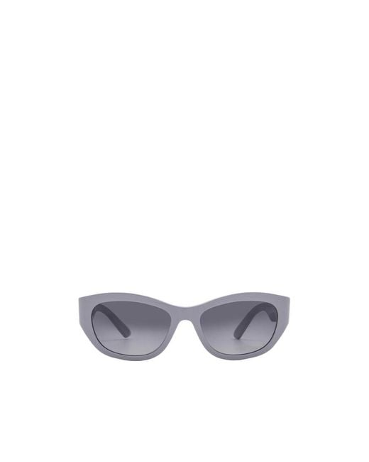 Dior White Full-Rim Sunglasses