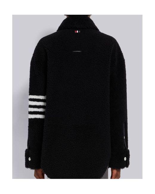 Thom Browne Black Shirt Casual Jacket