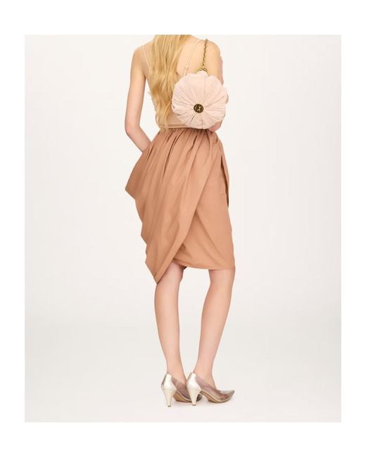 Chloé White Chloé Draped Asymmetric Skirt