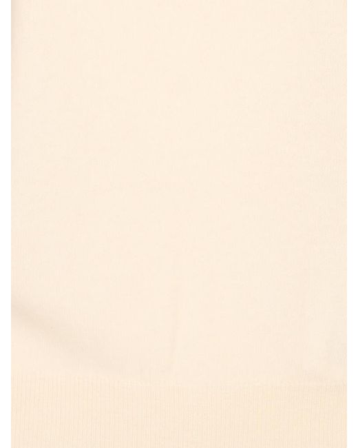 Jil Sander Natural Turtleneck Sweater