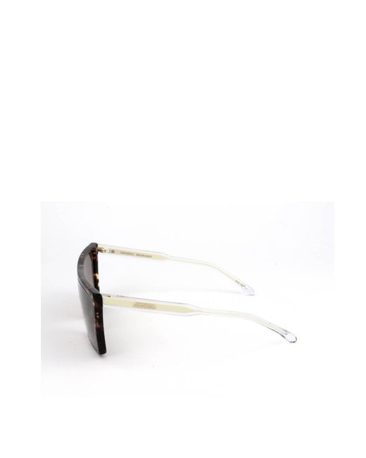 Isabel Marant Gray Rectangle Frame Sunglasses