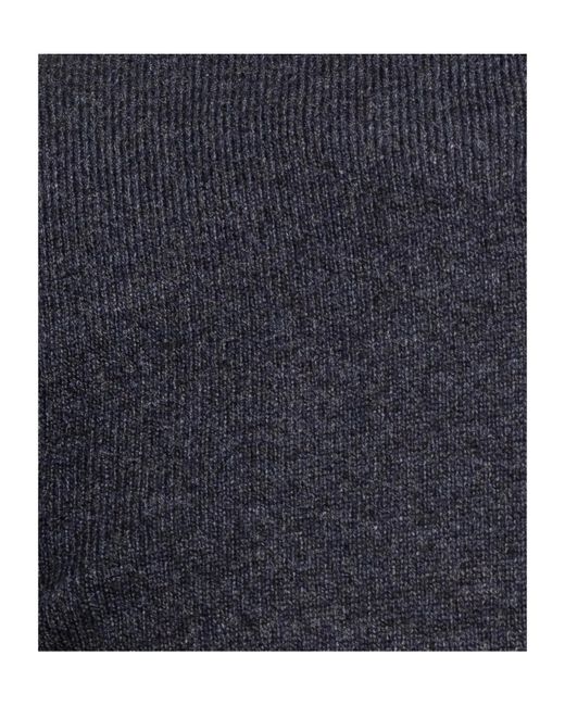 Gran Sasso Blue Crew-Neck Wool Sweater for men