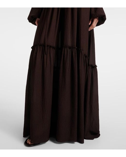 Joseph Black Lotus Maxi Dress