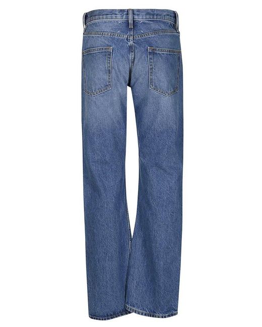Maison Margiela Blue Faded Straight-Leg Jeans