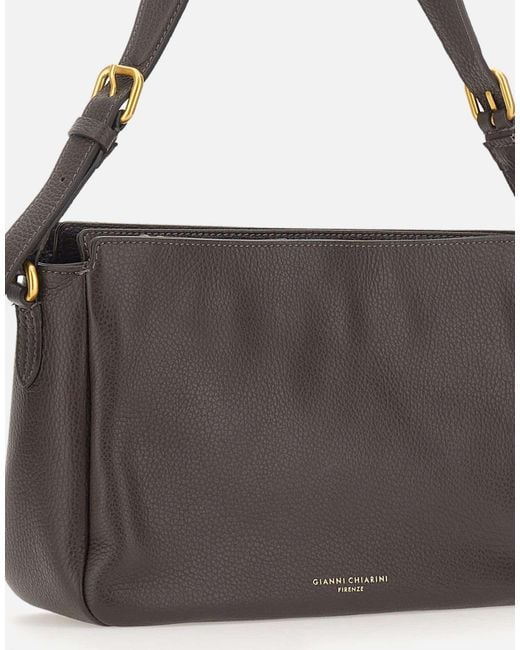Gianni Chiarini Metallic Laura Triple-Compartment Shoulder Bag