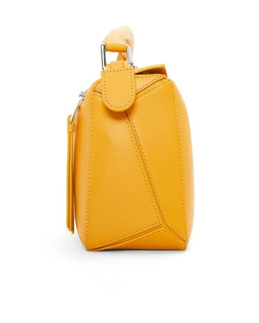 Loewe Metallic Small Puzzle Bag