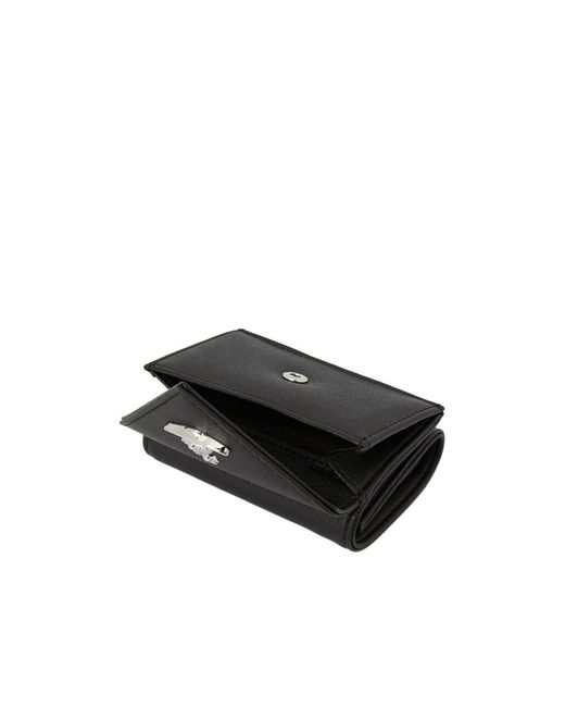 Vivienne Westwood Black Orb Plaque Envelope Wallet