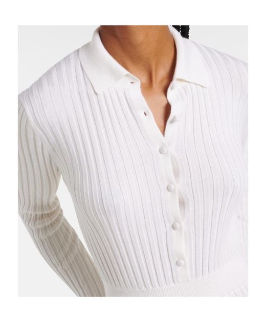 Gabriela Hearst White Ardor Silk And Cashmere Maxi Dress