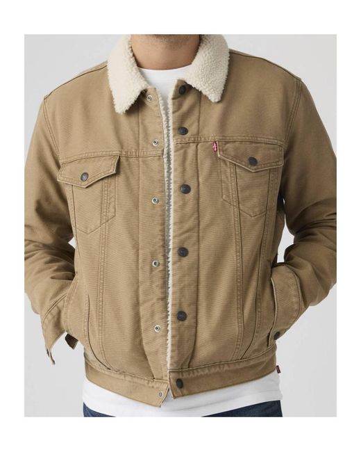 Levi's Natural Type Iii Sherpa Trucker Jacket for men