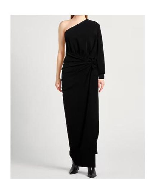 Balenciaga Black Long Dresses