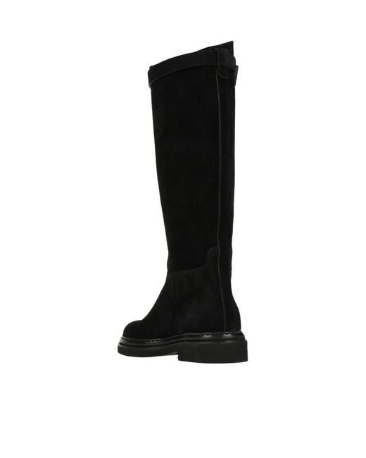 Dolce & Gabbana Black Solid Color Long Boots