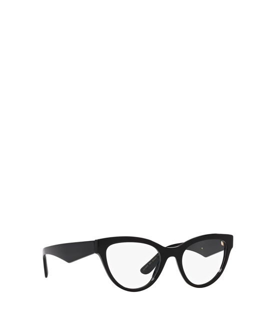 Dolce & Gabbana White Eyewear Butterfly Frame Glasses