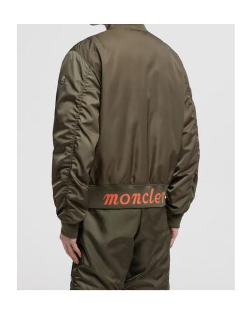 Moncler Green X Mercedes-Benz By Nigo Neper Reversible Down Bomber Jacket for men