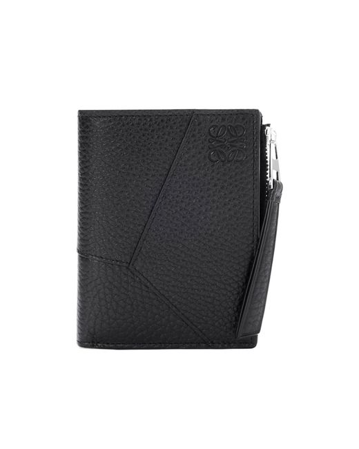 Loewe Black Puzzle Slim Compact Wallet