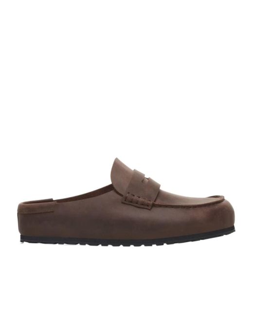 Birkenstock Brown Naples 2.0 Slip-On Loafers for men