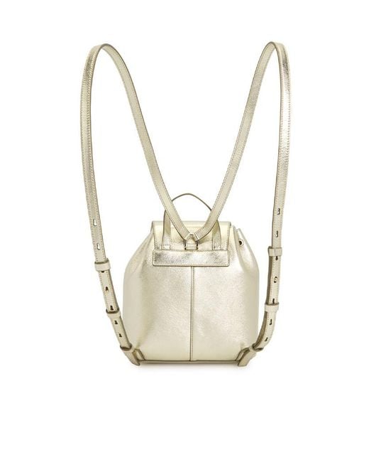 Ferragamo White Mini Backpack