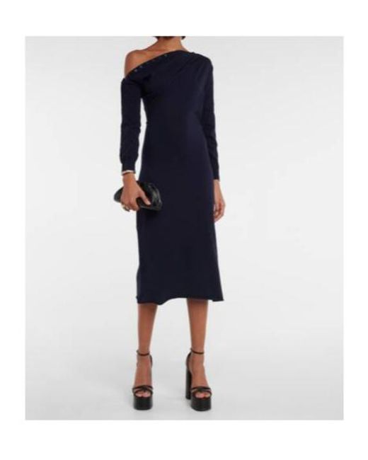 Altuzarra Blue Jeevika Wool-Blend Midi Dress