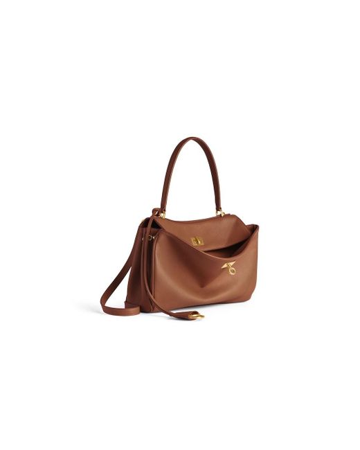 Balenciaga Brown Rodeo Small Top Handle Bag