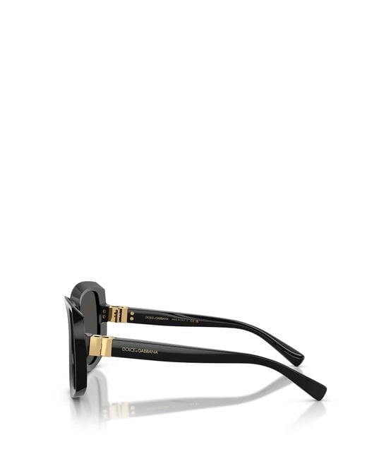 Dolce & Gabbana Black Eyewear Square Frame Sunglasses