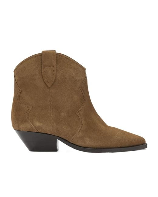 Isabel Marant Brown Dewina Cowboy Boots