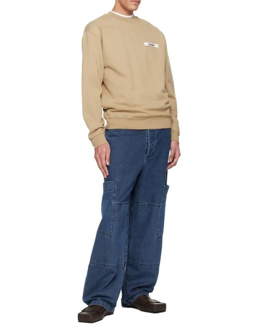 Jacquemus Natural Gros Grain Sweater for men