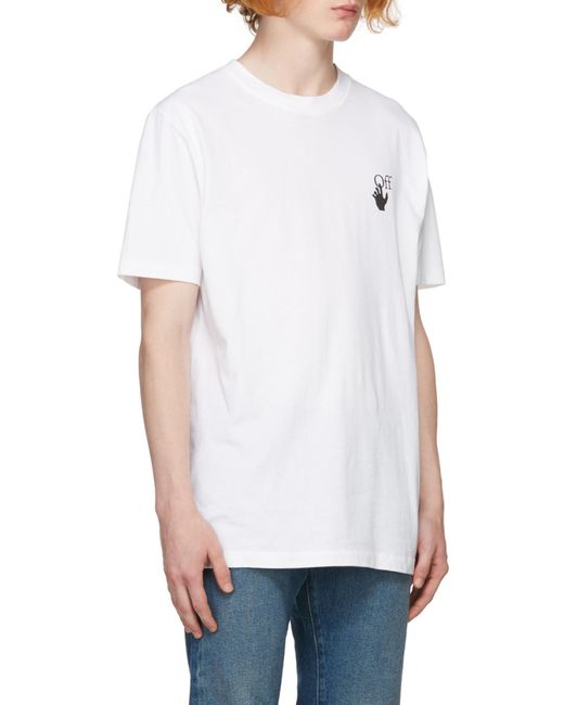 Off-White c/o Virgil Abloh White Caravaggio Printed T-Shirt for men