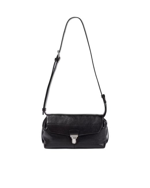 Lemaire White Gear Leather Shoulder Bag