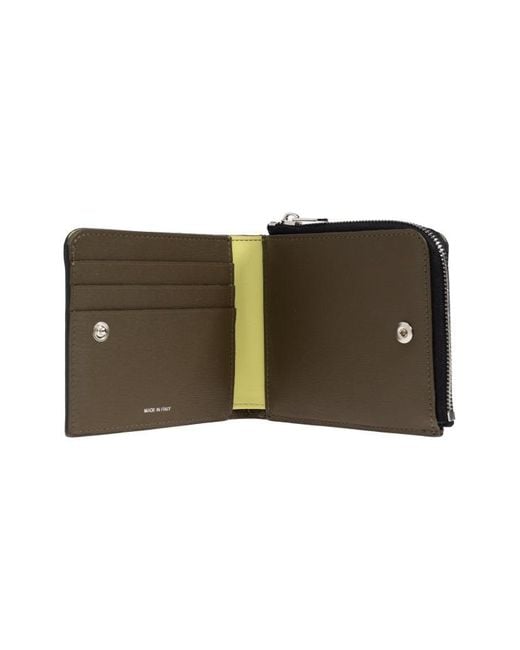 Paul Smith Black Contrast Interior Billfold Wallet for men