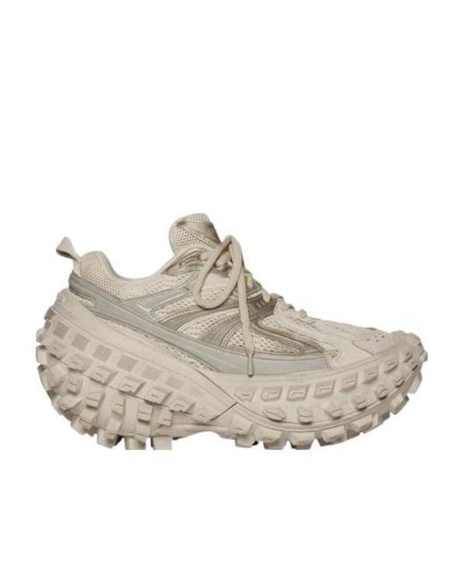 Balenciaga Natural Defender Lace-Up Sneakers for men