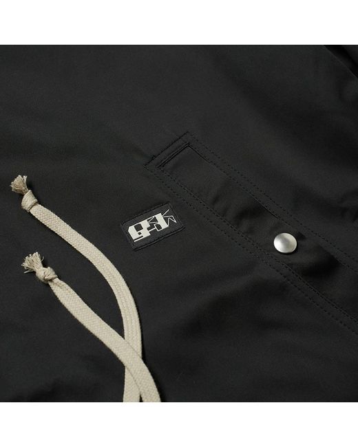 Rick Owens Black Snap-Button Jacket for men
